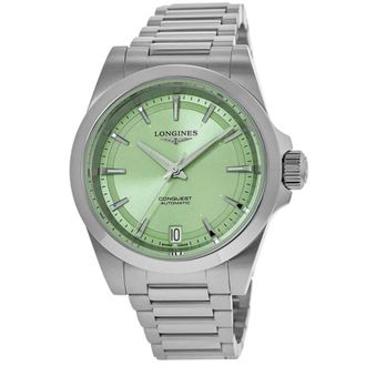 Longines Conquest Automatic 34mm Green Dial Steel Womens Watch L3.430.4.02.6