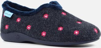 Lunar Womens Havana Womens Slippers - Navy - Size: 6
