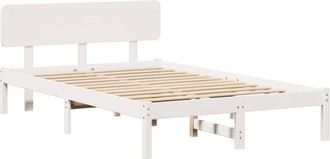 vidaXL Estructura de cama 120 x 190 cm Madera de pino macizo vidaXL