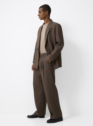 Le 31 Mens Heathered pleated pant Loose fit Imported from Seoul