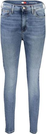 Tommy Hilfiger Blauwe High Skinny Jeans voor Vrouwen - Dames - Skinny Jeans - Blauw - W29 L30 - Katoen - Jeans