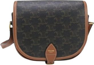 Celine Pre-owned Cross Body Bags, female, Brown, Size: ONE SIZE Pre-owned Vintage Cross Body Bag