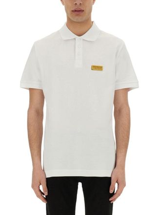 Versace Jeans Couture Polo Shirt With Logo Plaque