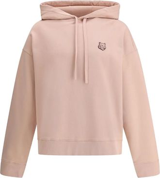 Maison Kitsuné Felpa con cappuccio - Rosa