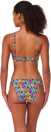 Sunsets Dora Double Tab Bikini Swim Bottoms in Trellis Blooms at Nordstrom, Size X-Small