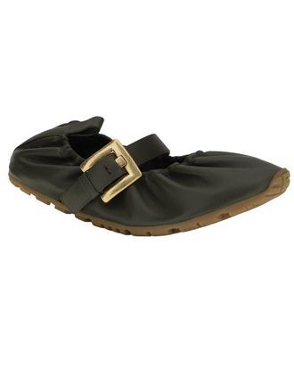 Balmain Leather Ballerina Flat
