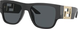 Versace Dark Grey Square Mens Sunglasses VE4403 GB1/87 57