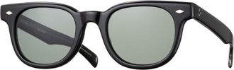 Eyevan 7285 Cadet-E PBK Mens Sunglasses Black Size 49
