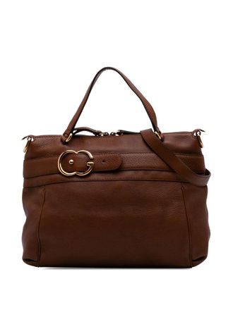 Gucci 2016-2025 Medium Leather Ride Top Handle Bag satchel - women - Calf Leather/Leather - One Size - Brown