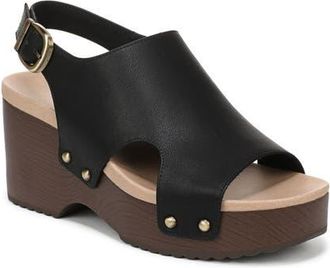 Dr. Scholls Wrenlee Clog in Black at Nordstrom, Size 8.5