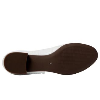 Marc Joseph New York Crosby Flat White Croco 4930-WCR Womens