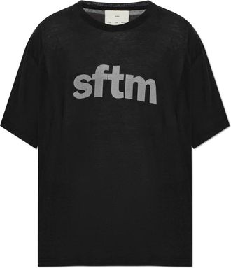 Song for the Mute T-shirt con logo stampato - - Tops - Uomo - Nero - S