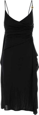 Versace Midi Kleedjes - Dames - Casual kleedjes - Zwart - S - Kleedjes