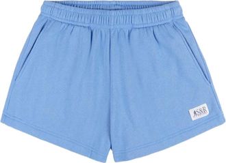 Sporty & Rich Shorts con vita elasticizzata - Blu
