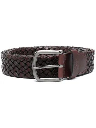 BOSS Cintura in pelle - Marrone