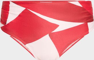 Lenny Niemeyer Ruched High-Waist Bikini Bottoms