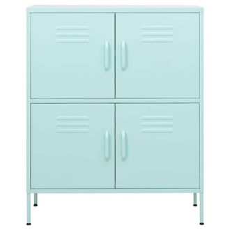 Berkfield Home Storage Cabinet Mint 80x35x101.5 cm Steel