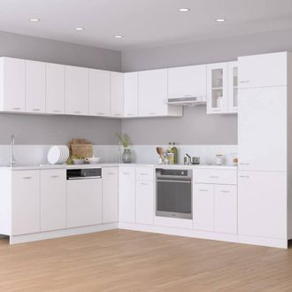 Berkfield Home Durable Corner Bottom Cabinet White 75.5x75.5x80.5 cm Engineered Wood