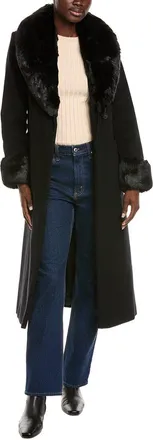 Via Spiga Wool-Blend Coat