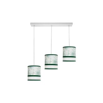 Fabrilamp Regleta Caledonia 3xe27 Blanco/verde Regx65x16cm