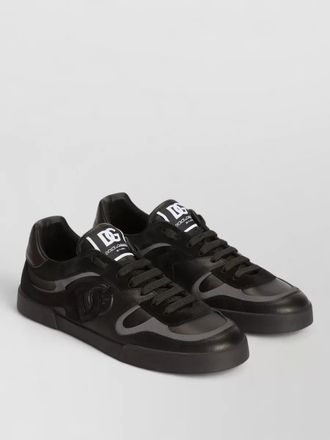 Dolce & Gabbana lace up low top rubber sole sneakers