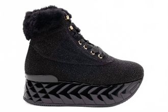 Hogan Womens H389 Max Boots In Black