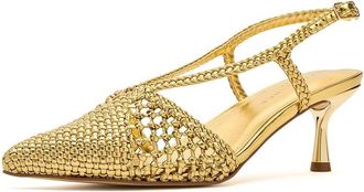 Marc Fisher Reagan Womens Shoes Gold : 6.5 M, Synthetic