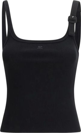 Courr&egrave;ges Donna, Top, Nero, S, new