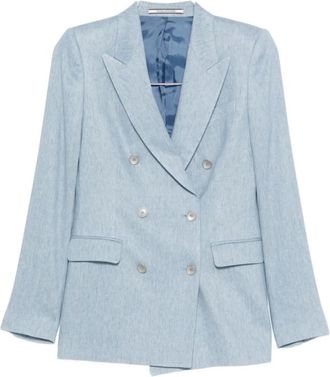 Tagliatore Parigi Blazer - Dames - Blazers - Blauw - 3XL - Jassen