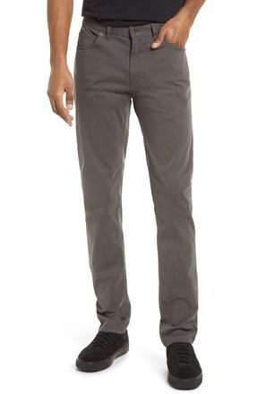 Billy Reid Stretch Cotton Five Pocket Pants in Charcoal at Nordstrom, Size 28