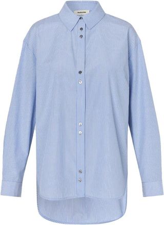 Modstr&ouml;m Baloumd shirt - Dames - Blouses & Shirts - Blauw - Maat: XS