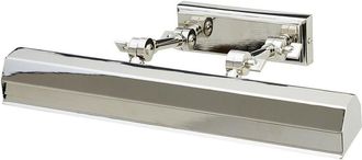 Loops 2Adjustable Joints Directional Picture Light Highly Polished Nickel LED E14 40W