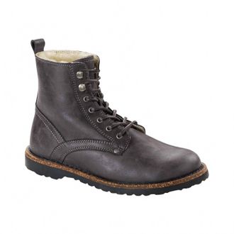 Birkenstock Womens Bryson Shearling Boots In Graphite
