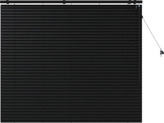 vidaXL Persiana Veneciana Negro 125 X 130 Cm 35 Mm Vidaxl