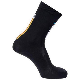 Salomon Pulse Race Flag Crew Laufsocken - Unisex | schwarz