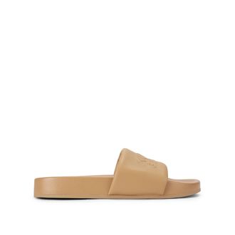 Kurt Geiger Mens Stacked Slide Sandals - Beige - Size UK 11