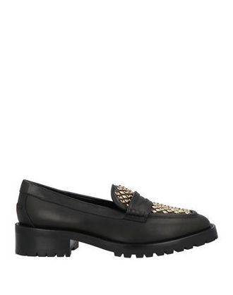 新品 JIMMY CHOO BRYER FLAT BRYER LOAFER FLAT | Black Box Calf Leather Loafers with