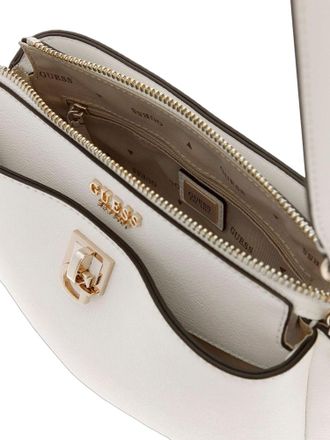 Guess Womens Crossbody Bag White Polyurethane Crossbody-bags