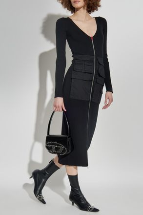 Diesel Dress M-MELTI-LS, Womens, Black
