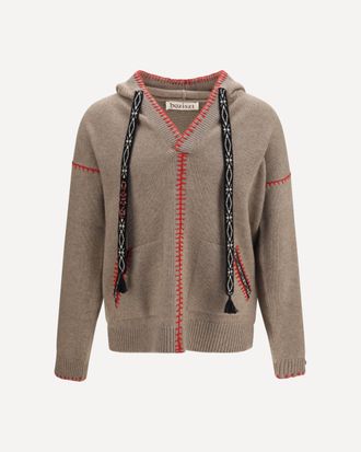 Baziszt Kafti embroidered cashmere Sweater Male XL