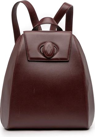 Cartier Zaino Must De Cartier in pelle 1980-2000 - Rosso