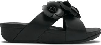 FitFlop Fitflop Womens Lulu Flower Cross Slides
