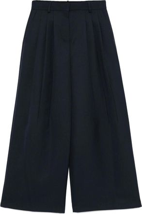 Theory Tapered High-waisted Trousers