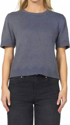 Dear John Denim Leyla Sweater Tee In Vintage Indigo