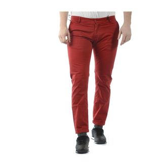 Daniele Alessandrini Chinos, male, Red, Size: W33 Jeans Trouser