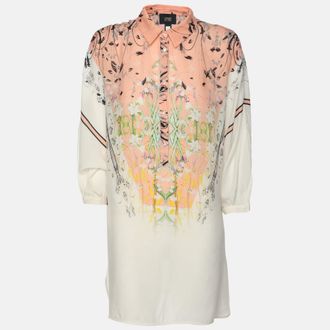 Roberto Cavalli Multicolor Vicose Tunic Blouse