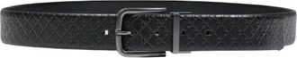 Calvin Klein Cintura con fibbia in pelle - - Accessories - Uomo - Nero - ONE SIZE