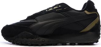 Puma Mens Black Sneakers Blktop, Black, 5.5 UK