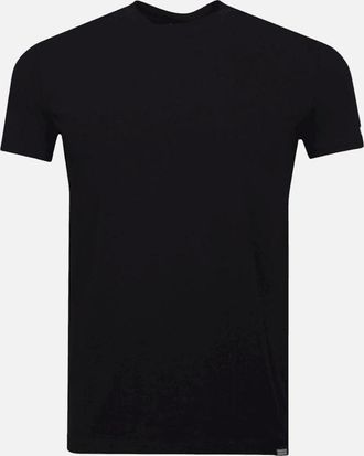 Dsquared2 Mens Underwear Patch Logo Black T-Shirt - Size: 38
