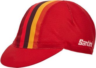 Santini UCI World Champion Cycling Cap Velomütze - Unisex | rot